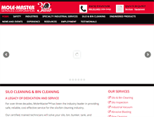 Tablet Screenshot of molemaster.com